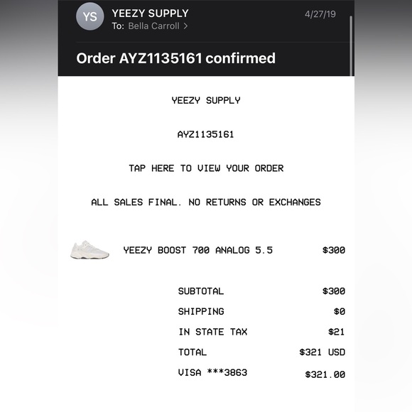 Yeezy Boost 700 Analog - Picture 8 of 8